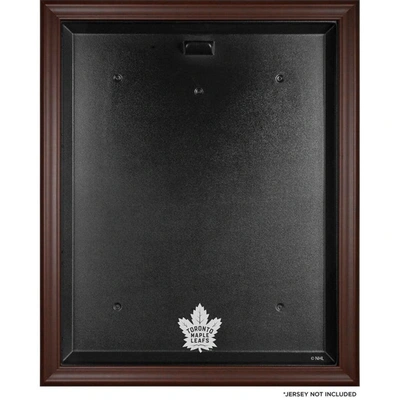 Shop Fanatics Authentic Toronto Maple Leafs (2016-present) Brown Framed Logo Jersey Display Case