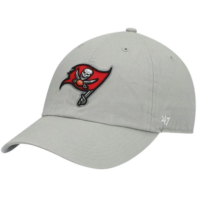 Shop 47 ' Gray Tampa Bay Buccaneers Clean Up Adjustable Hat