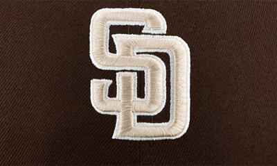 Shop New Era Brown San Diego Padres Alternate Authentic Collection On-field 59fifty Fitted Hat