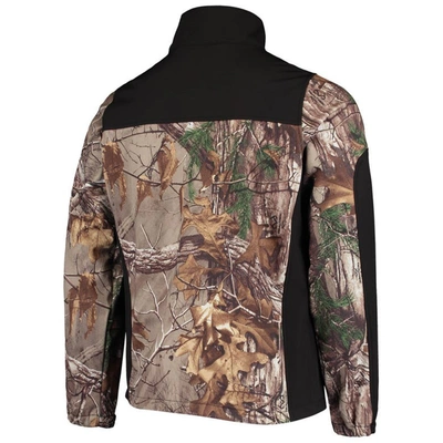 Dunbrooke Men's  Realtree Camo And Black Denver Broncos Circle Hunter Softshell Full-zip Jacket In Realtree Camo