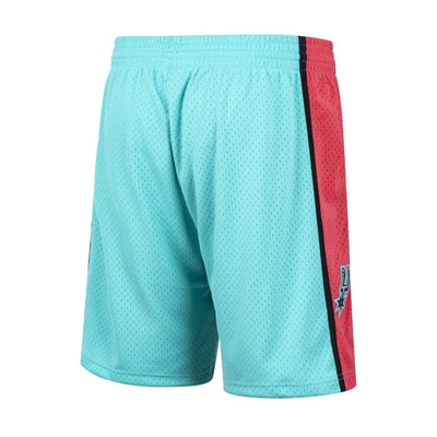 MITCHELL & NESS MITCHELL & NESS BLUE SAN ANTONIO SPURS HARDWOOD CLASSIC RELOAD SWINGMAN SHORTS 