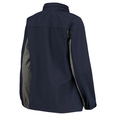 Shop Dunbrooke Navy New England Patriots Zephyr Softshell Full-zip Jacket