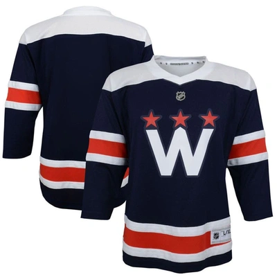 Shop Outerstuff Youth Navy Washington Capitals 2020/21 Alternate Replica Jersey