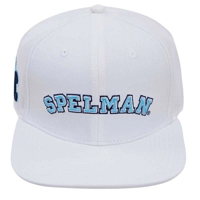 Shop Pro Standard White Spelman College Jaguars  Evergreen Wool Snapback Hat