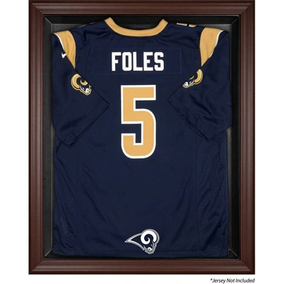 Shop Fanatics Authentic St. Louis Rams Brown Framed Logo Jersey Display Case