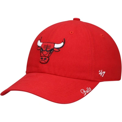 Shop 47 '  Red Chicago Bulls Miata Clean Up Adjustable Hat