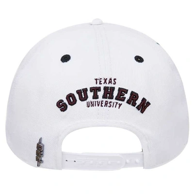 Shop Pro Standard White Texas Southern Tigers Mascot Evergreen Wool Snapback Hat