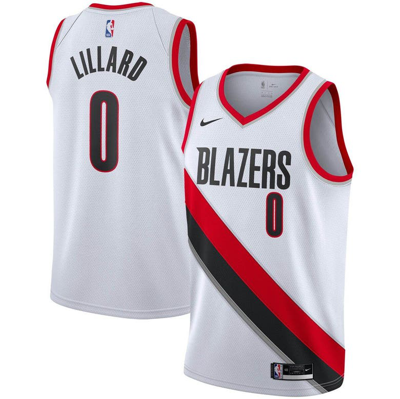 Shop Nike Damian Lillard White Portland Trail Blazers 2020/21 Swingman Player Jersey