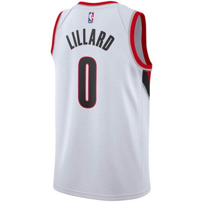 Shop Nike Damian Lillard White Portland Trail Blazers 2020/21 Swingman Player Jersey