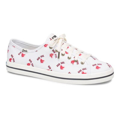 Shop Kedsr Keds White Boston Red Sox Kickstart Repeat Logo Sneakers