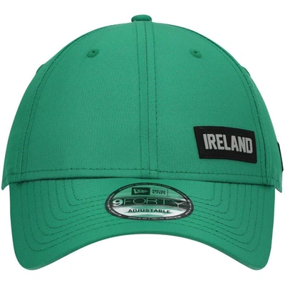 Shop New Era Green Ireland National Team Ripstop Flawless 9forty Adjustable Hat