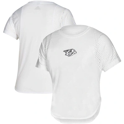 Adidas Originals Adidas White Nashville Predators Stadium Id Franchise  T-shirt | ModeSens