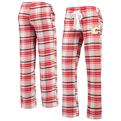 Shop Concepts Sport Red/black Calgary Flames Accolade Flannel Pants
