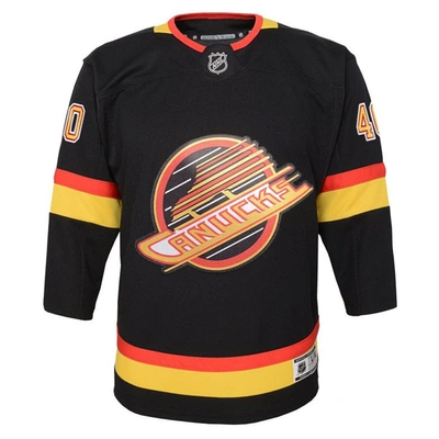 Outerstuff Elias Pettersson Vancouver Canucks Youth 2019/20 Away Premier Player Jersey - White