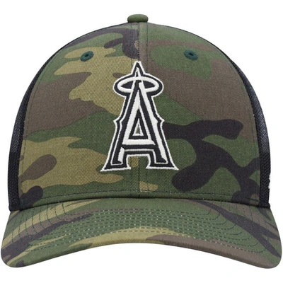 Shop 47 ' Camo Los Angeles Angels Trucker Snapback Hat