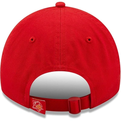 Shop New Era Red Tampa Bay Buccaneers Core Classic 2.0 Historic Logo 9twenty Adjustable Hat