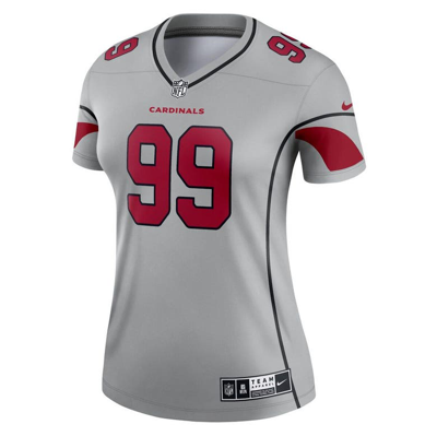 Nike J.j. Watt Gray Arizona Cardinals Inverted Legend Jersey