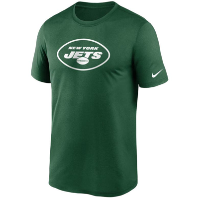 Men's Nike Green New York Jets Logo Essential Legend Performance T-Shirt