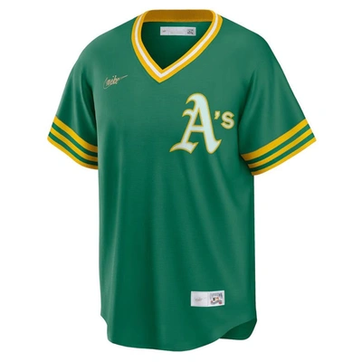 Nike Kelly Green Oakland Athletics Road Cooperstown Collection