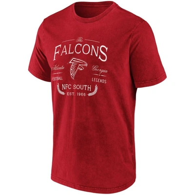 Shop Nfl X Darius Rucker Collection By Fanatics Red Atlanta Falcons T-shirt