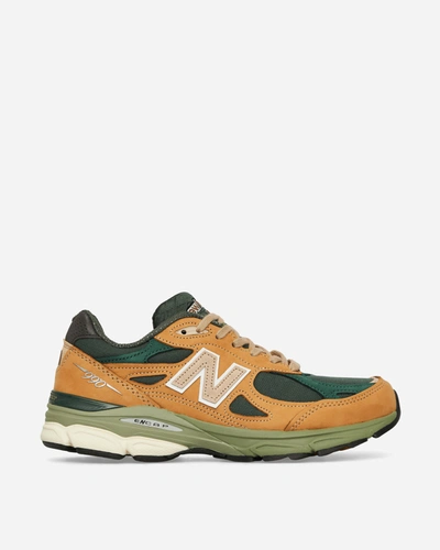 Shop New Balance Made In Usa 990v3 Sneakers Mustard In Brown
