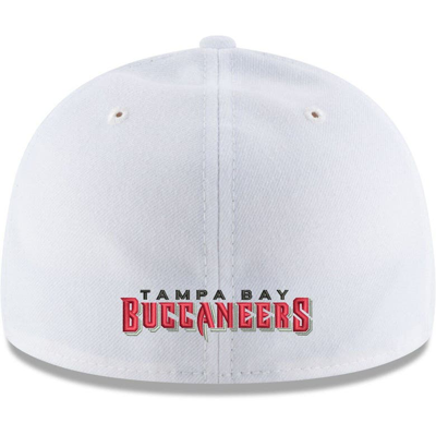 Shop New Era White Tampa Bay Buccaneers Omaha Low Profile 59fifty Fitted Hat