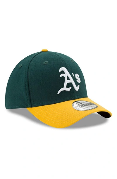 Shop New Era Green/yellow Oakland Athletics Mlb Team Classic 39thirty Flex Hat