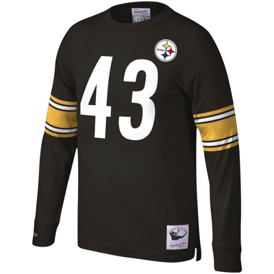 Mitchell & Ness Men's Troy Polamalu White Pittsburgh Steelers Retired  Player Name and Number Long Sleeve T-Shirt - Macy's in 2023