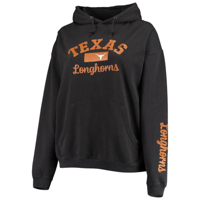 Shop Pressbox Black Texas Longhorns Rock N Roll Super Oversized Pullover Hoodie