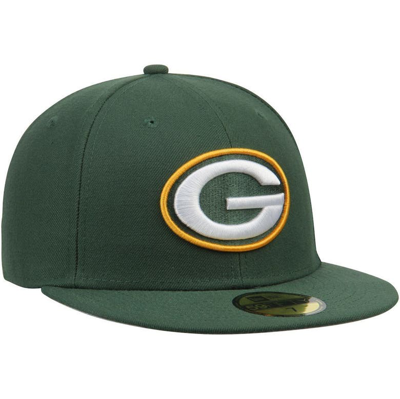 Shop New Era Green Green Bay Packers Omaha 59fifty Fitted Hat