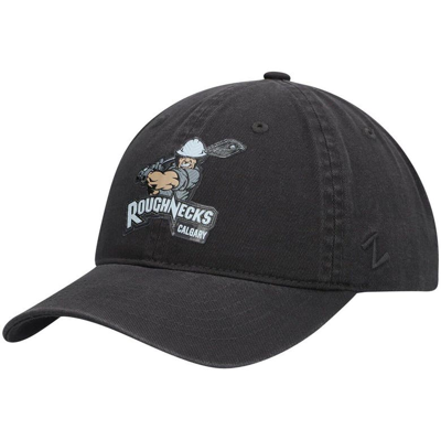 Shop Zephyr Charcoal Calgary Roughnecks Primary Logo Adjustable Hat
