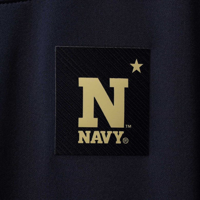 Shop Under Armour Navy Navy Midshipmen 2021 Sideline Command Quarter-zip Jacket