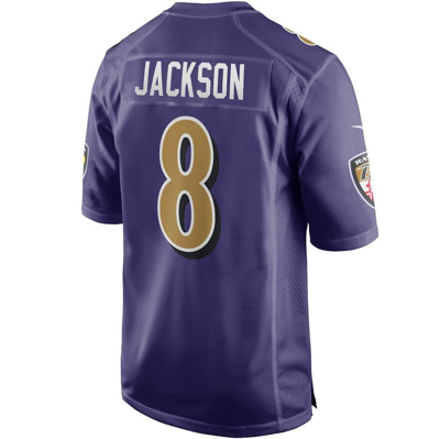 Shop Nike Lamar Jackson Purple Baltimore Ravens Alternate Game Jersey