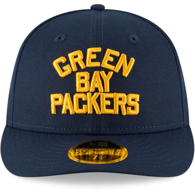 Men's New Era Gold Green Bay Packers Omaha 59FIFTY Fitted Hat