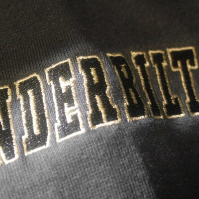 Shop Stadium Athletic Youth  Charcoal Vanderbilt Commodores Big Logo Pullover Hoodie