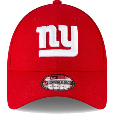 Shop New Era Red New York Giants 9forty The League Adjustable Hat