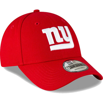 Shop New Era Red New York Giants 9forty The League Adjustable Hat