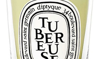 Shop Diptyque Tubereuse (tuberose) Scented Candle, 6.5 oz In Clear Vessel