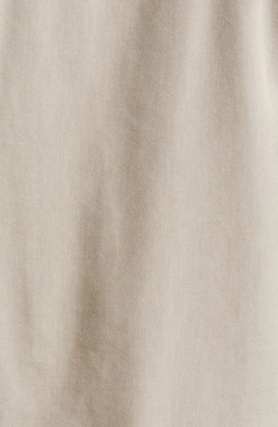 Lucky Brand Lived-in Short Sleeve Button-up Workwear Shirt In Silver Sage