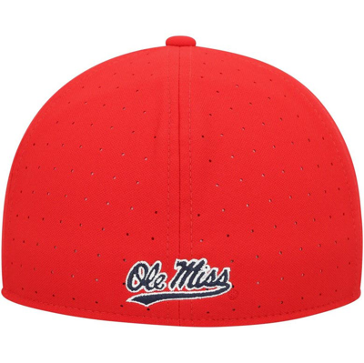 Shop Nike Red Ole Miss Rebels Aero True Baseball Performance Fitted Hat
