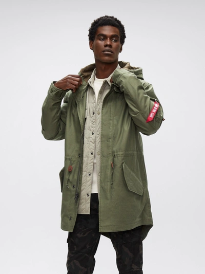 Alpha Industries M-59 Fishtail Parka In Black | ModeSens