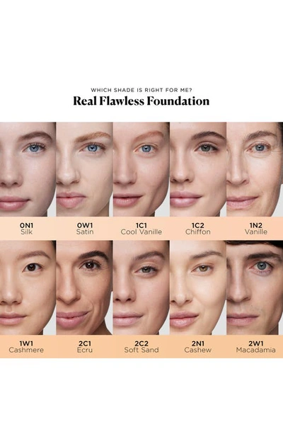Laura Mercier Real Flawless Weightless Perfecting Waterproof Foundation 1w1 Cashmere 1 oz / 30 ml In 1w1 Cashmere