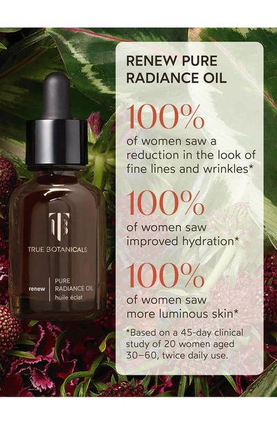 Shop True Botanicals Renew Pure Radiance Oil, 0.5 oz