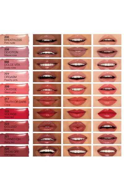 Nars Afterglow Sensual Shine Hydrating Lipstick Voltage 222 .05 oz / 1.5 G In High Voltage