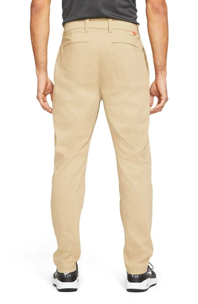 Shop Nike Chino Golf Pants In Parachute Beige