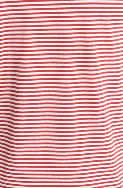 Cutter & Buck Virtue Eco Pique Stripe Recycled Mens Big And Tall Polo Shirt In Cardinal Red