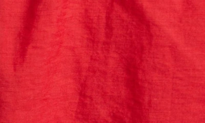 Shop Acne Studios Texy Gathered Poplin Crop Top In Cardinal Red
