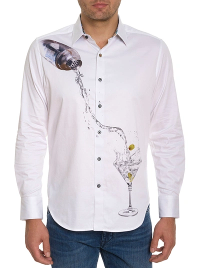 Shop Robert Graham Moxy Long Sleeve Button Down Shirt In White