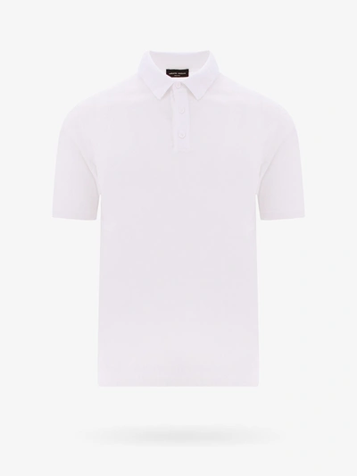 Shop Roberto Collina Polo Shirt In White