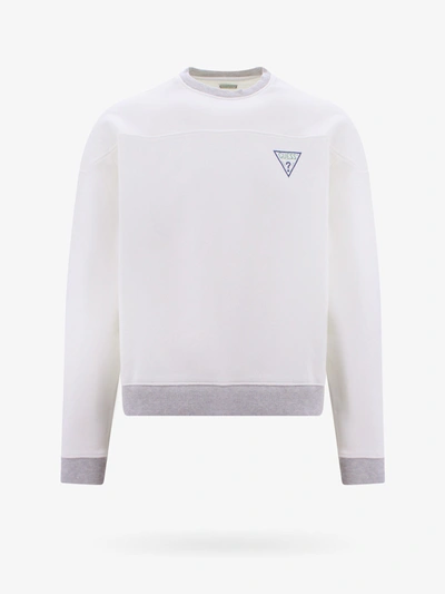 Shop Guess Usa Sweatshirt In White